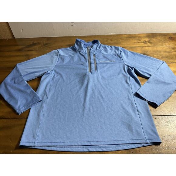 Vineyard Vines Performance On The Go Shep Shirt Light Blue Gray Accents Size Med - Picture 1 of 8